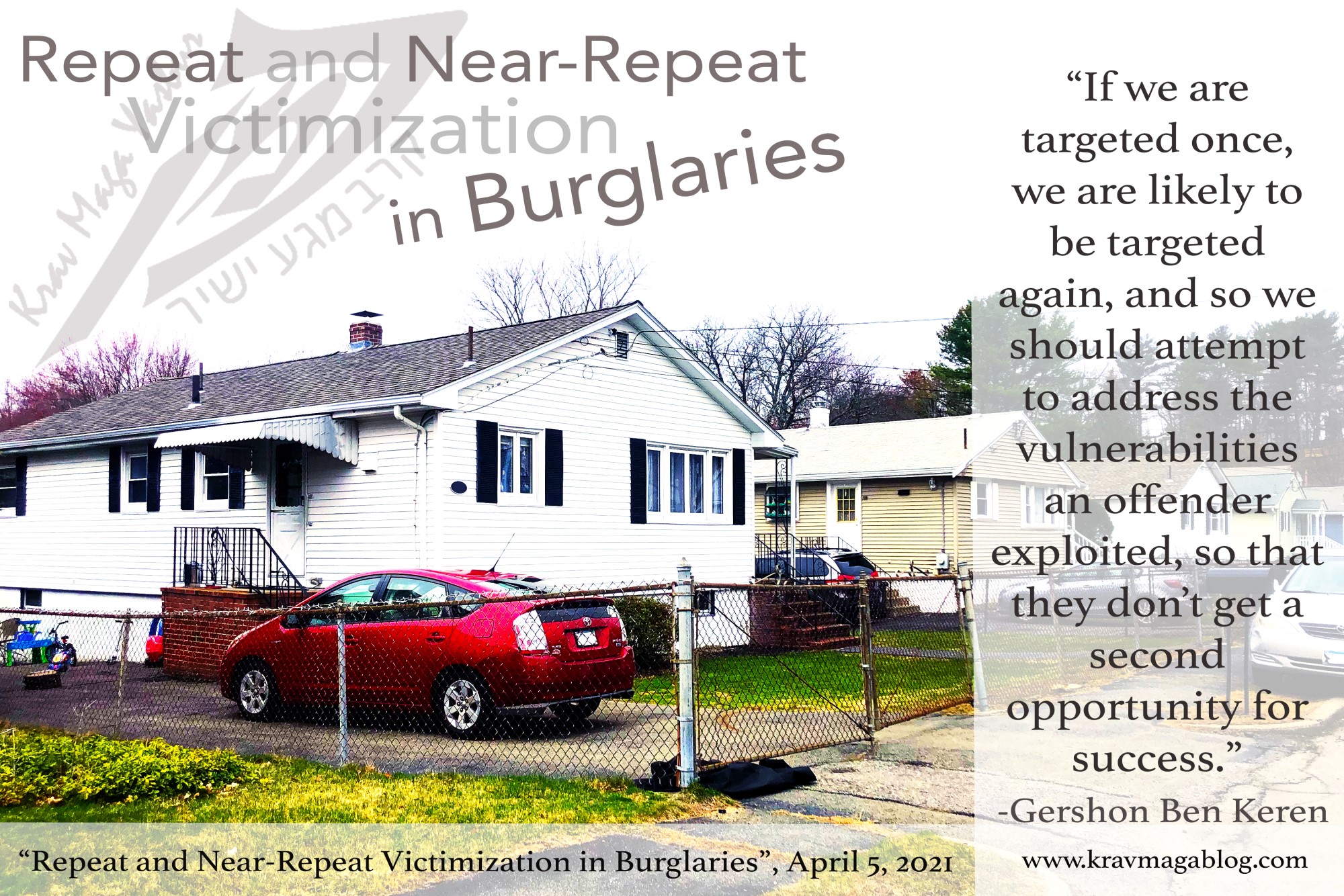 Repeat & Near-Repeat Victimization in Burglaries