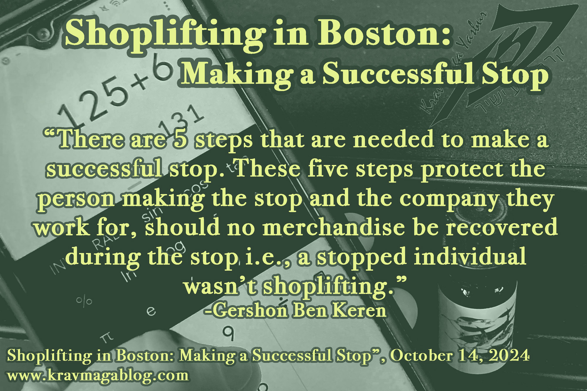 Shoplifting in Boston: Making a Successful Stop