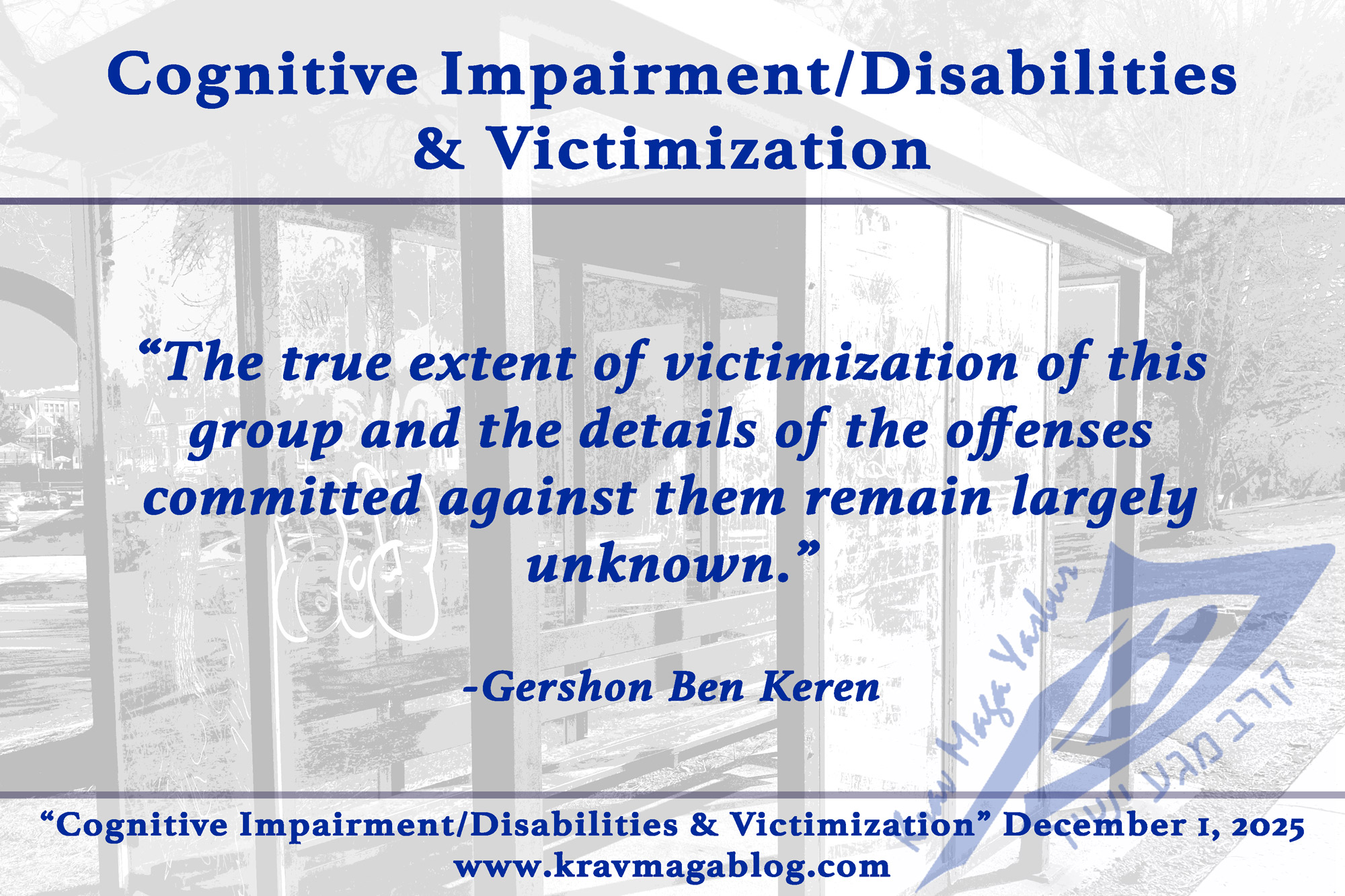 Cognitive Impairment/Disabilities & Victimization